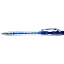Golyóstoll, 0,38 mm, nyomógombos, STABILO "Liner 308", kék
