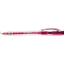 Golyóstoll, 0,38 mm, nyomógombos, STABILO "Liner 308", rózsaszín