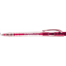 Golyóstoll, 0,38 mm, nyomógombos, STABILO "Liner 308", rózsaszín