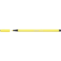 Filctoll, 1 mm, STABILO "Pen 68", neon sárga