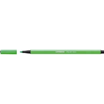 Filctoll, 1 mm, STABILO "Pen 68", neon zöld