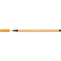 Filctoll, 1 mm, STABILO "Pen 68", neon narancssárga