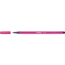 Filctoll, 1 mm, STABILO "Pen 68", neon rózsaszín