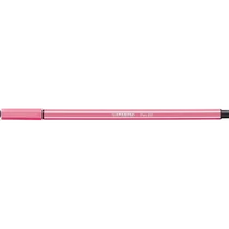Filctoll, 1 mm, STABILO "Pen 68", halvány rózsaszín