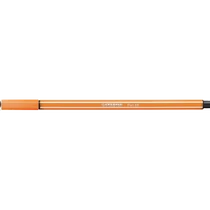 Filctoll, 1 mm, STABILO "Pen 68", halvány narancssárga