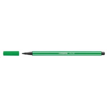 Filctoll, 1 mm, STABILO "Pen 68", zöld