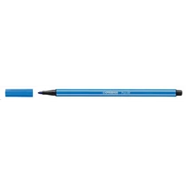 Filctoll, 1 mm, STABILO "Pen 68", sötétkék