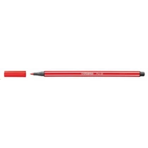 Filctoll, 1 mm, STABILO "Pen 68", kármin piros