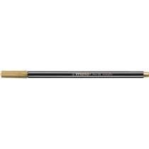 Filctoll, 1,4 mm, STABILO "Pen 68 metallic", arany