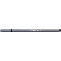 Filctoll, 1 mm, STABILO "Pen 68", sötét szürke