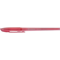 Golyóstoll, 0,35 mm, kupakos, STABILO "Re-Liner", piros