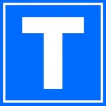 Matrica T betű (tanuló vezető)