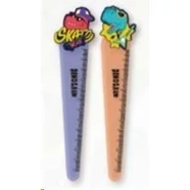 Vonalzó, Dinó mintával, 13 cm, Nebulo (20)