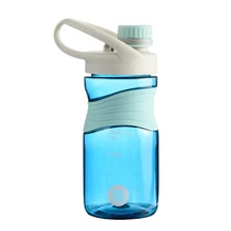 Palack, műanyag, kupakos, markolattal, 450ml, kék, Wabo (1)