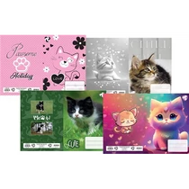Füzetborító A/5 betétes 4x5 db/csomag T-Creativ "Kitten"