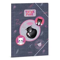 Gumis mappa ARS UNA A/4 Think Pink