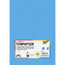Színes papír, A4, 130 g, 100 lap, FOLIA, tengerkék