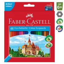 Színesceruza-készlet 48db-os hatszögletű kastélyos
