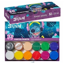 Tempera Stitch tégelyes 20 ml 12 szín Colorino 