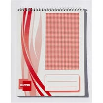 Jegyzetfüzet spirál OFFICE21 A/6 50l kockás