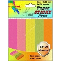 Post-it széljelölő neon szinek Antilop 659-4N
