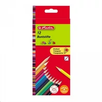 Herlitz színes ceruza / 12 szín Trio lakkozott