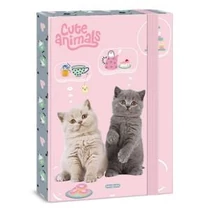 Füzetbox ARS UNA A/4 Cut animals-tea party 