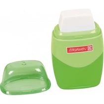 Hegyező és radír BRUNNEN 2 lyukú 2in1 zöld 026 (12db/ displ) 102986352