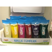 Csillámos tempera 22ml 8 féle színben  24db/doboz