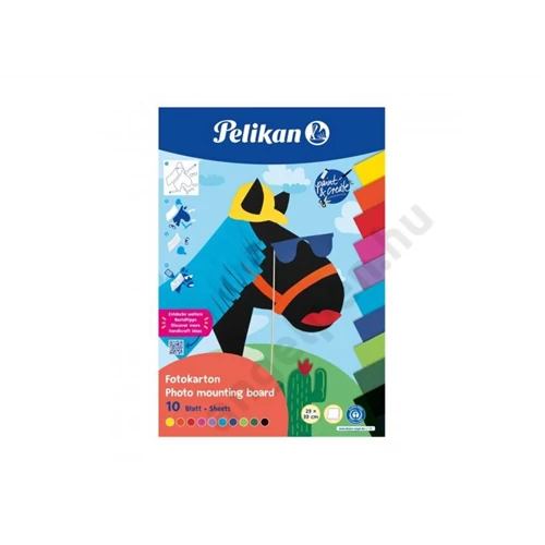 Pelikan fotókarton/10 ív 23x33 cm, 270g többszínű