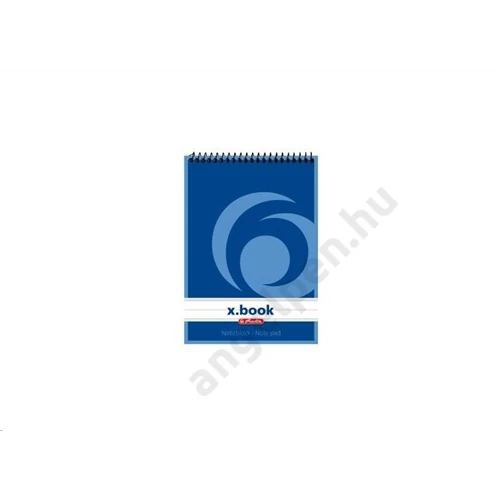 Herlitz spirálblokk A6 / 50 lap vonalas