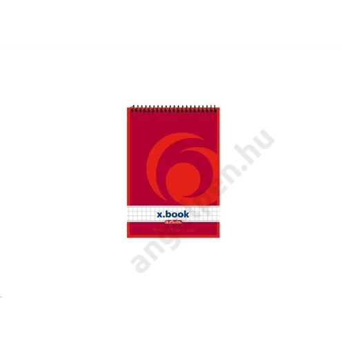 Herlitz spirálblokk A6 / 50 lap kockás