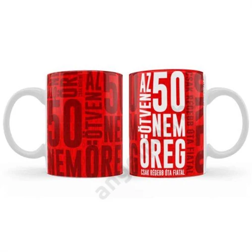 KERÁMIA BÖGRE SZÜLETÉSNAPRA, AZ 50 NEM ÖREG...
