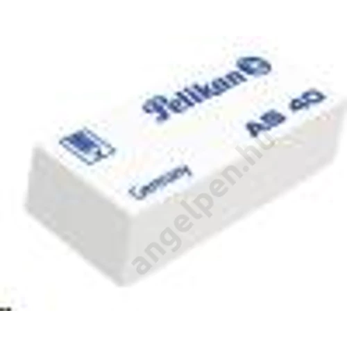 Pelikan radír AS40 / 40 db, műanyag, fehér, kínáló boxban