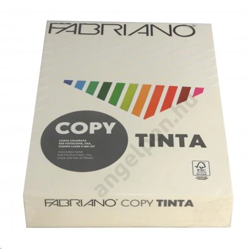 Sz.fénymásolópapír FABRIANO A/4 80g (500ív/csg) pasztell vanília Avorio  60921297/69921297 (12)