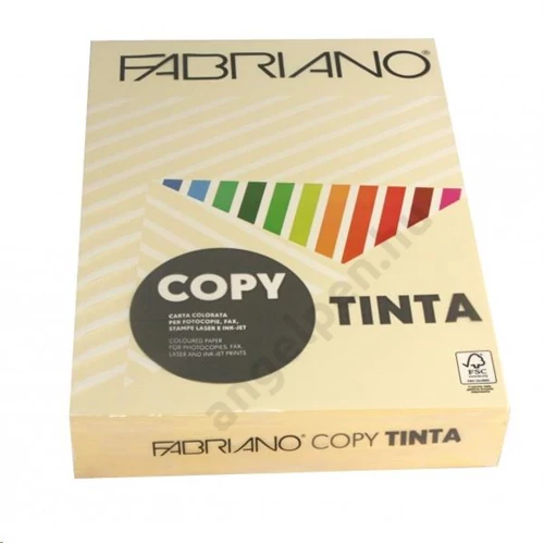 Sz.fénymásolópapír FABRIANO A/4 80g (500ív/csg) pasztell krém  66221297 (54)