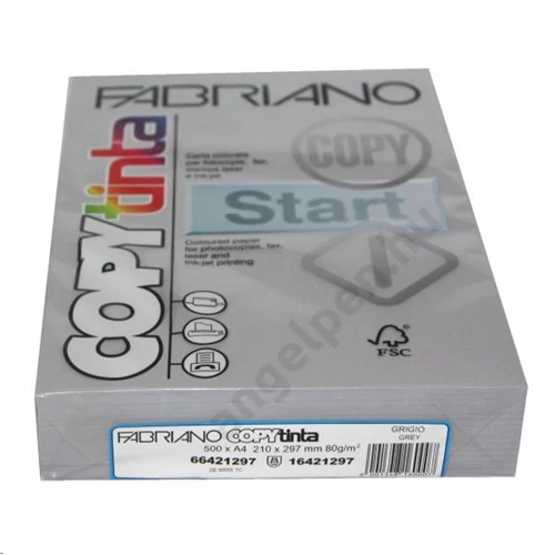 Sz.fénymásolópapír FABRIANO A/4 80g (500ív/csg) pasztell világosszürke  66421297 (94)