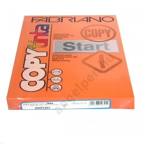 Sz.fénymásolópapír FABRIANO A/4 80g (500ív/csg) élénk narancs Aragosta  60421297 (48)