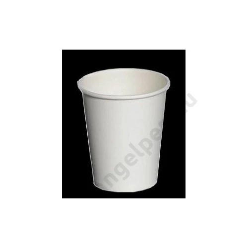 Eldobható papírpohár 200ml fehér (50db/csg) V421
