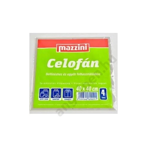 Befőző celofán MAZZINI (40x40) 4 íves