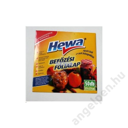 Befőző fólia HEWA darabolt (50db/csg)