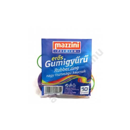 Gumigyűrű MAZZINI prémium színes (2-4cm) 10g