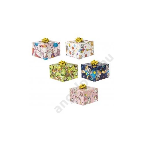 Díszcsomagoló POLMAK (70x200) 60g tekercses gyerek minták/űrhajós,hercegnő stb/ P2_OG_25