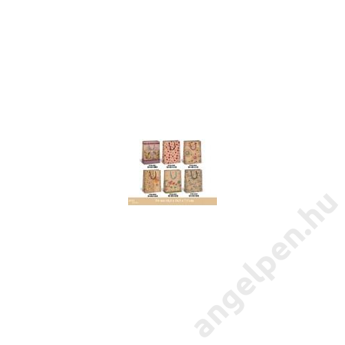 Dísztasak ARGUS (18x24x7,5) T4 Natúr/Eco vegyes  0744