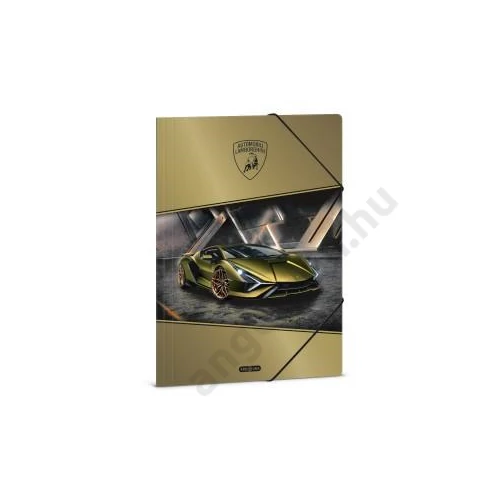 Gumis mappa ARS UNA A/4 Lamborghini arany 5523