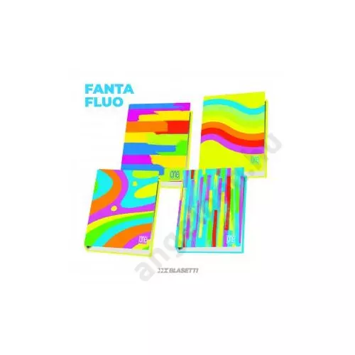 Gyűrűskönyv Blasetti One Color A/4 Fantafluo 8126