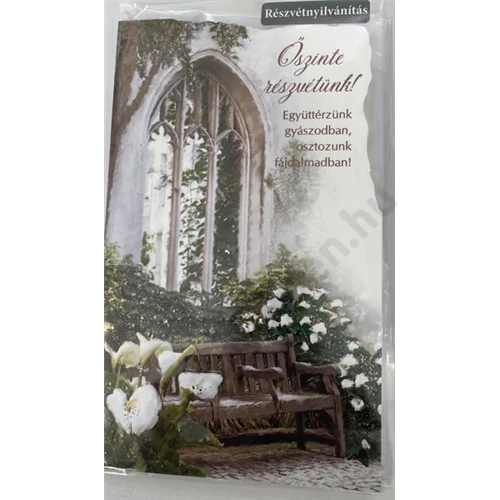 Képeslap 6 ARGUS 14-630 Őszinte részvétünk idézettel