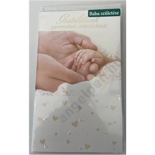 Képeslap 7 ARGUS 16-648 Gyerek születése, felnőtt kéz és baba kéz