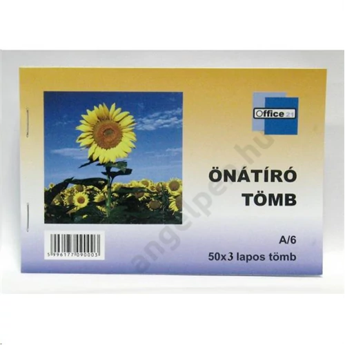 Önátíró OFFICE 21 Napraforgós A/6 50x3pld