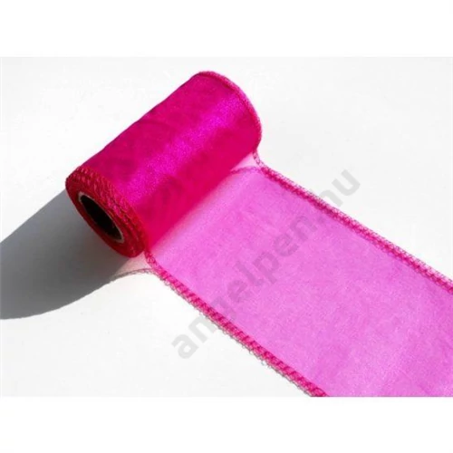 CIKLÁMEN SZEGETT ORGANZA  11cm/10m